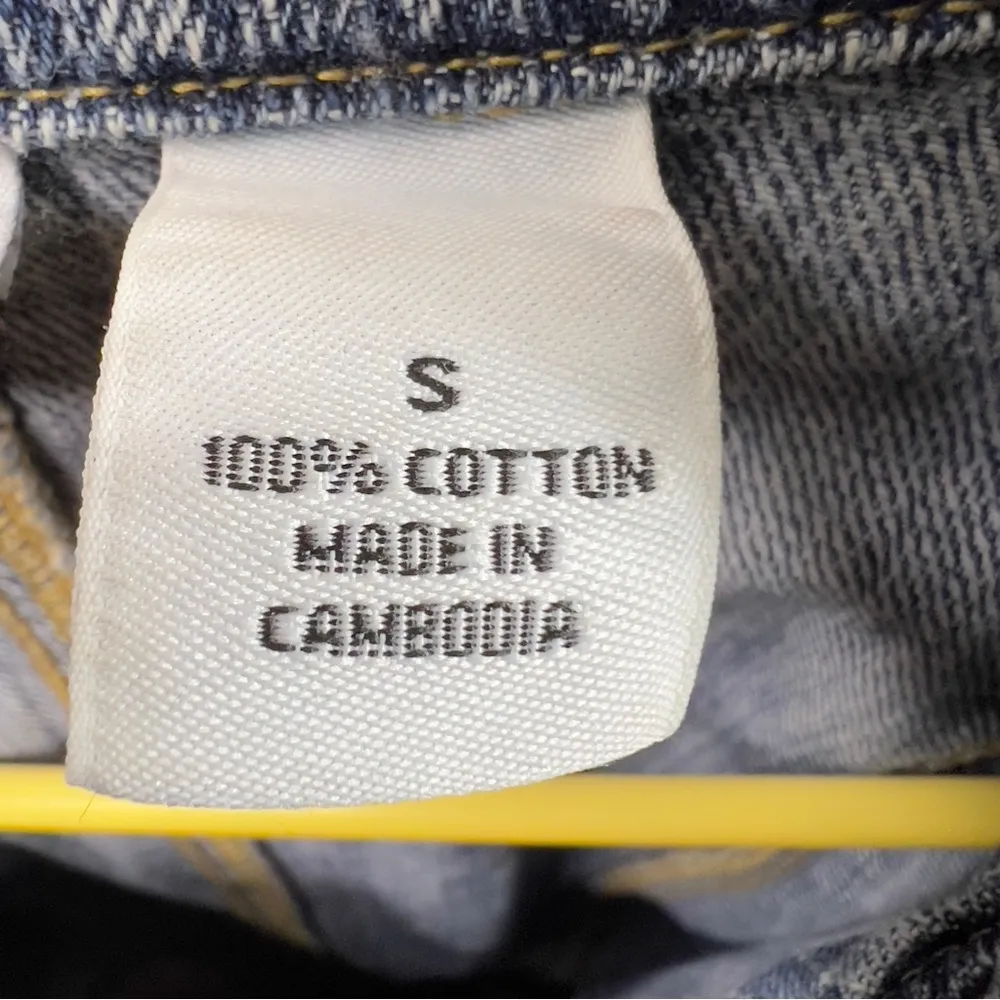 Kim Rogers Size Small Vintage Acid Washed Blue Denim Long Sleeve Jacket … - Image 7