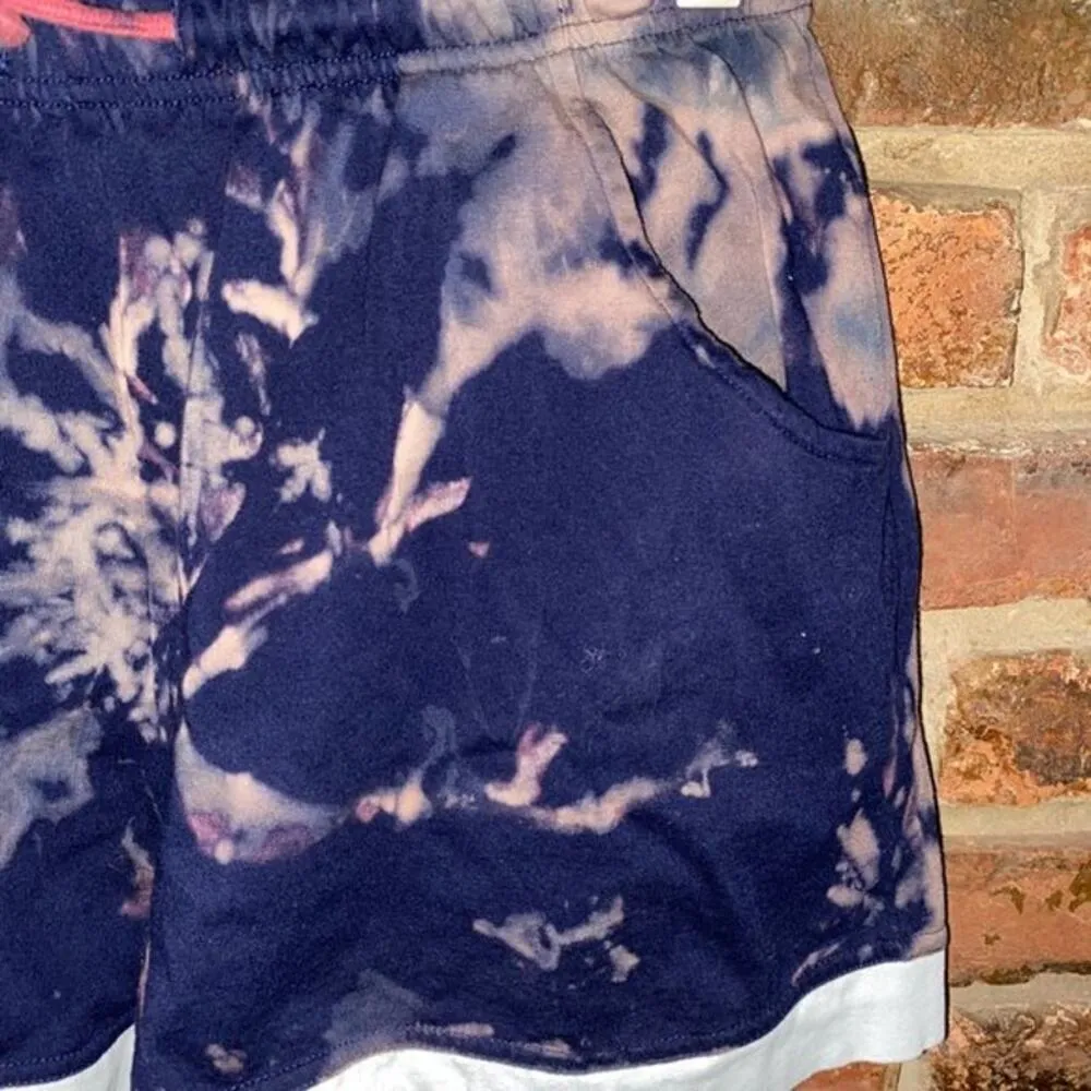 Saks Fifth Avenue Custom Bleach Dyed Sweat Shorts Women's Size XS - Image 3