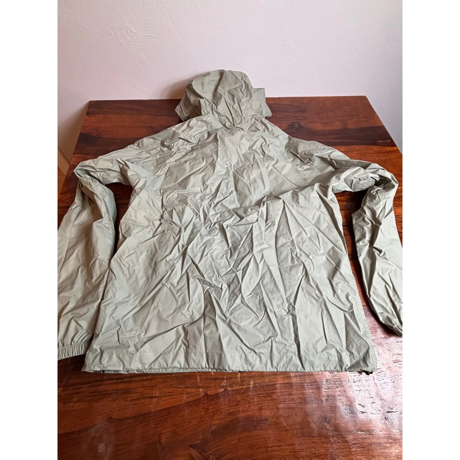 Boulder Lightweight Hooded Windbreaker Jacket Women's Large Green Zip Up - Image 6