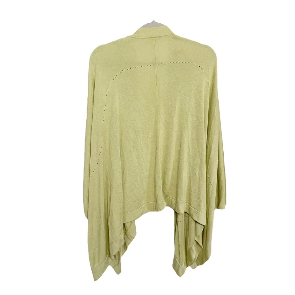 Lululemon Wrap Merino Wool Silk Blend Short Sleeve Wrap Dew Green One Size - Image 2