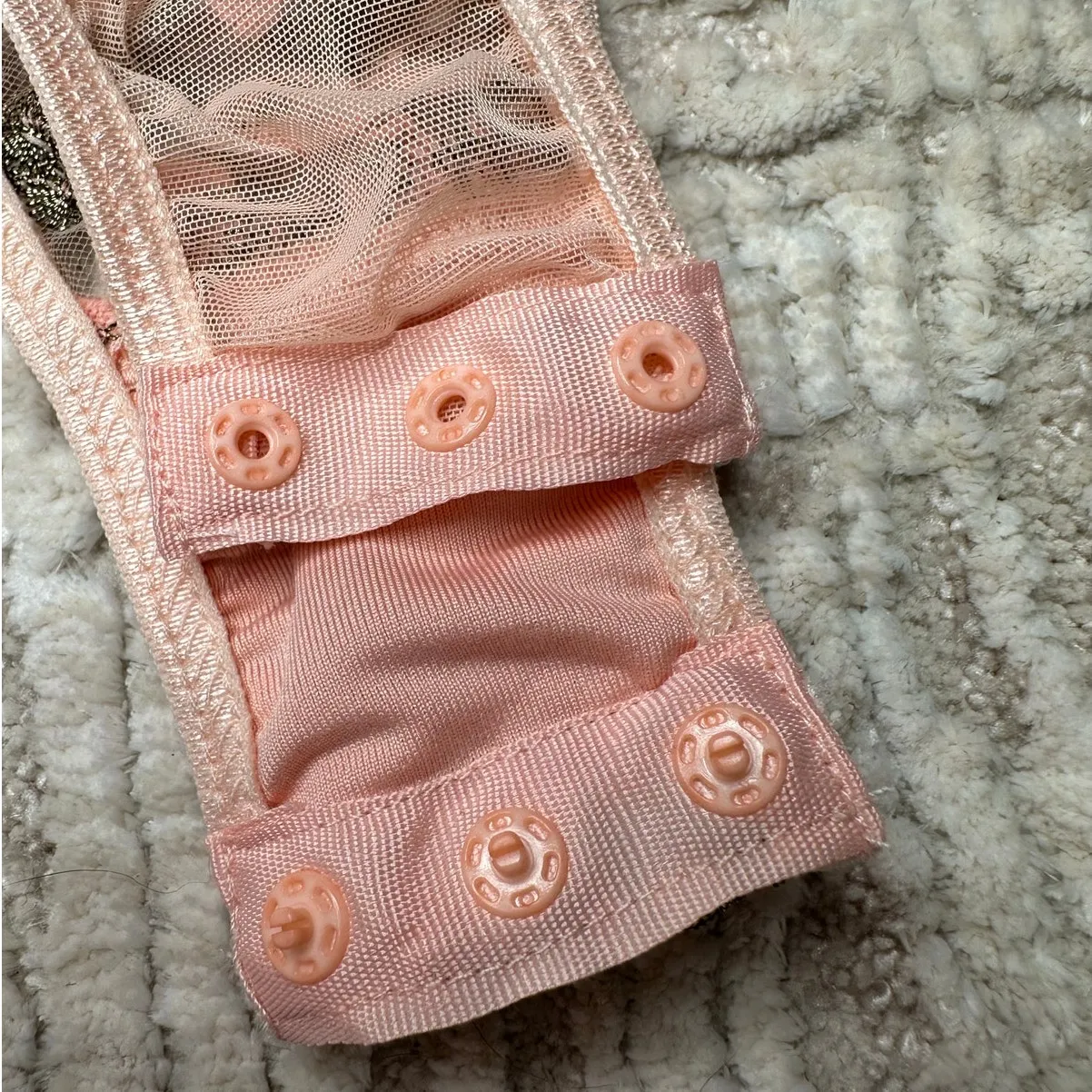 Shein: Embroidered Floral Mesh Lace Body Suit - Image 11