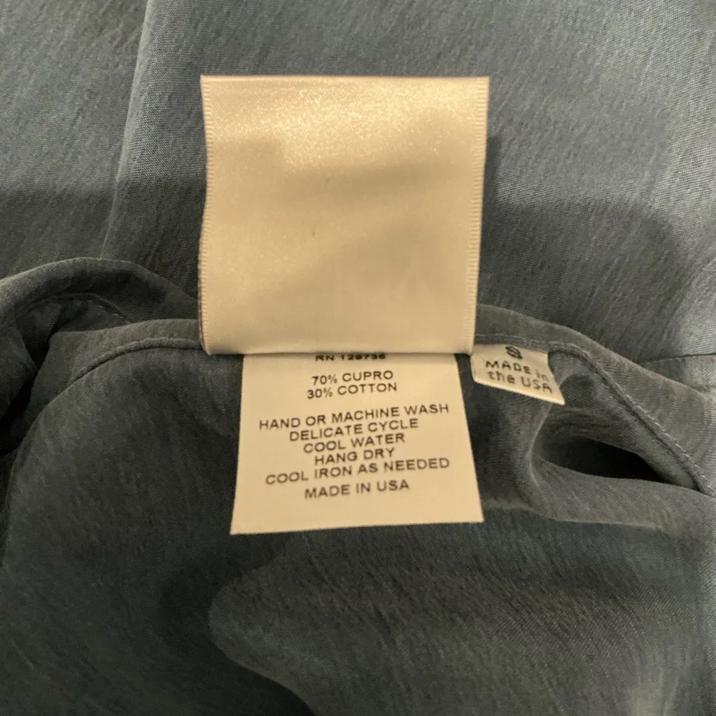 Finley Teal Long Sleeve Button - Image 11