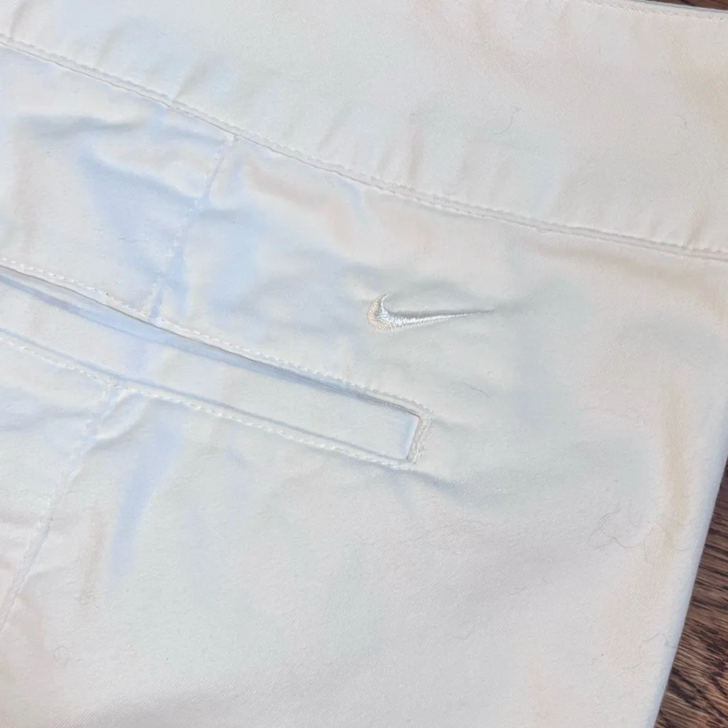 Women's White Golf Pants Nike - Image 5