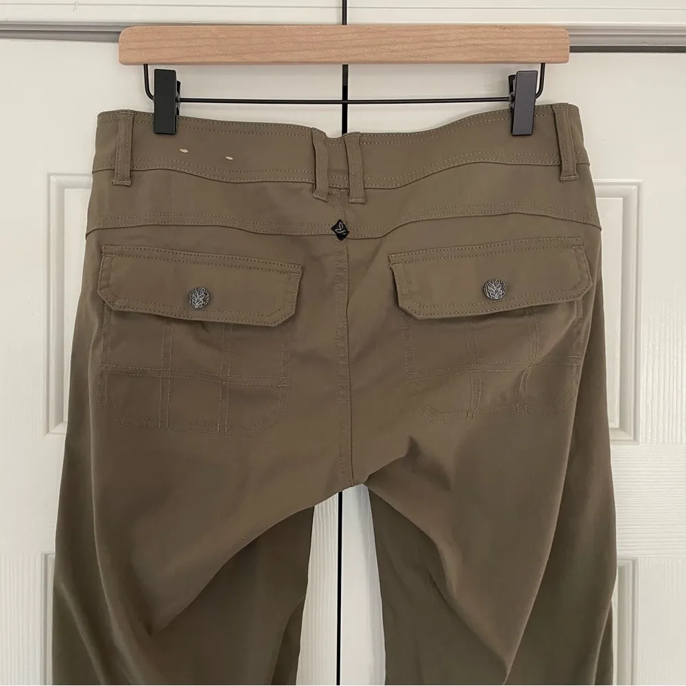 Prana Halle Cross Functional Pants Slate Green Sz 8 Outdoors Water Repellent - Image 14