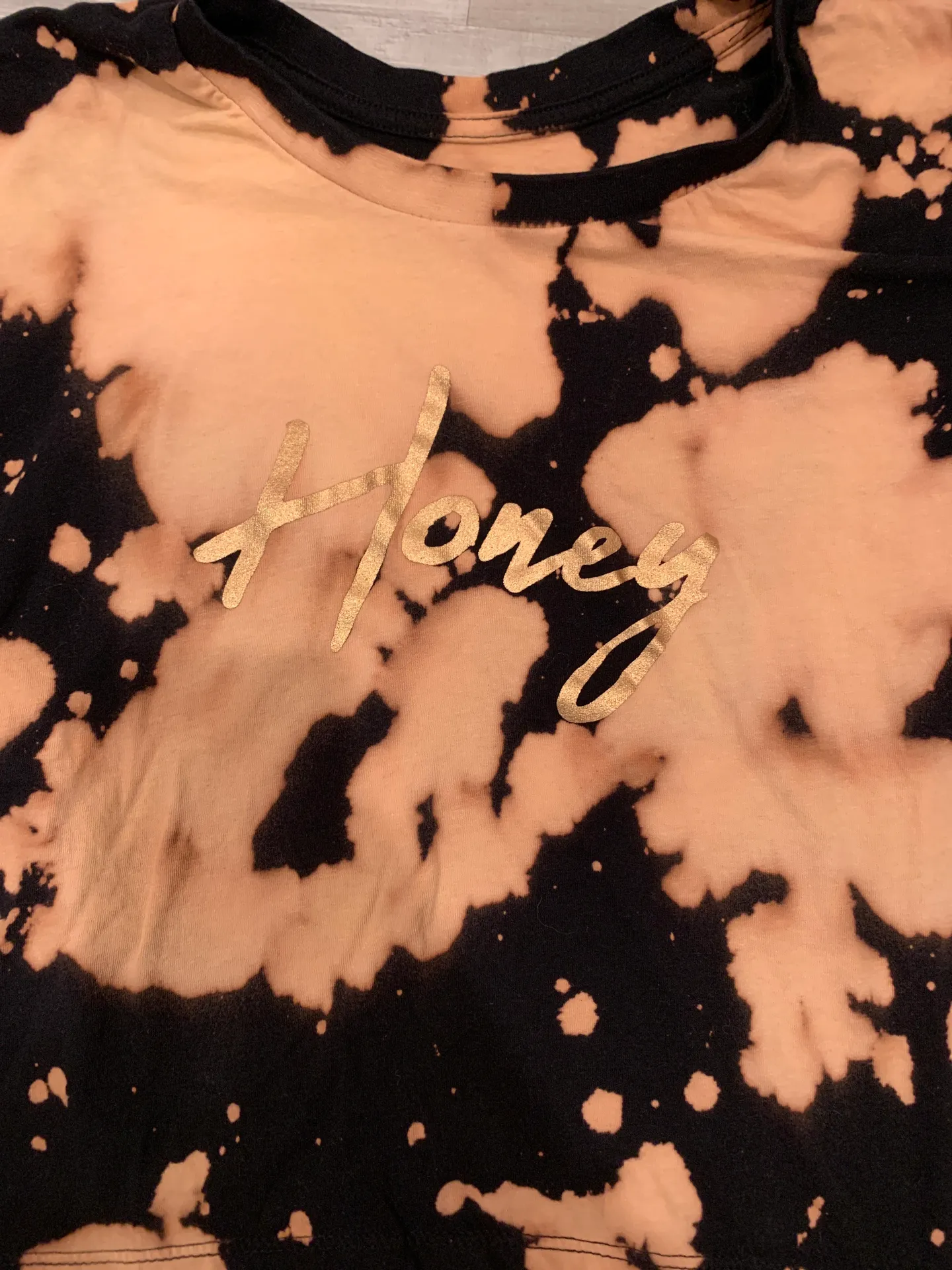Honey Bleached Tee Size M - Image 3