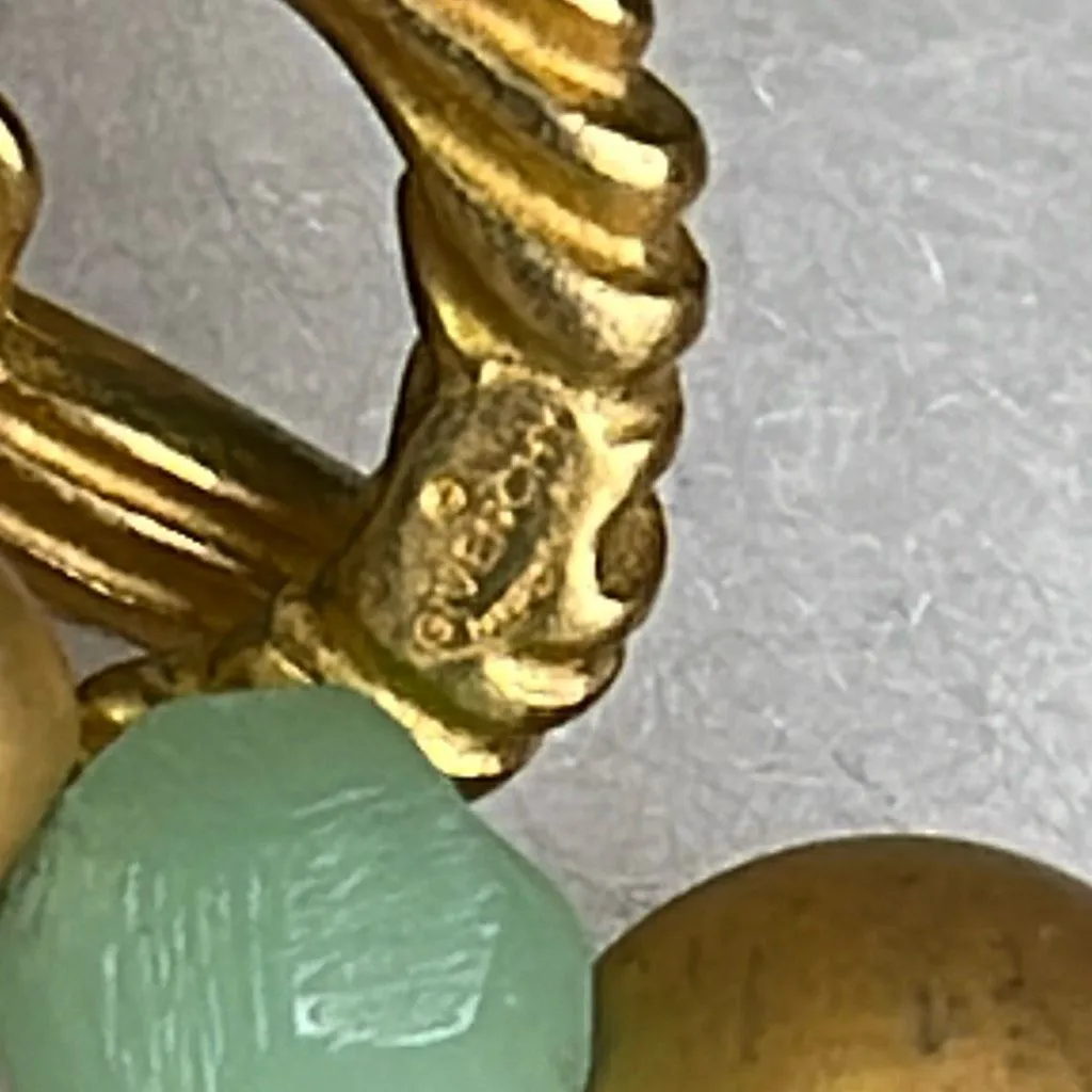 Givenchy long 30” mixed media beaded necklace. - Image 6