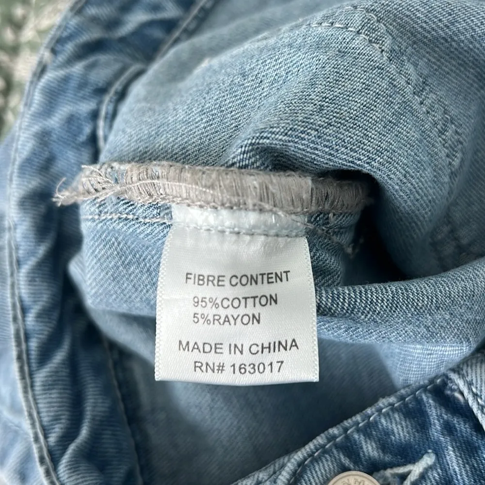 Princess Polly Calcetto Wide Leg High Waist Denim Jean Size 4 - Image 12