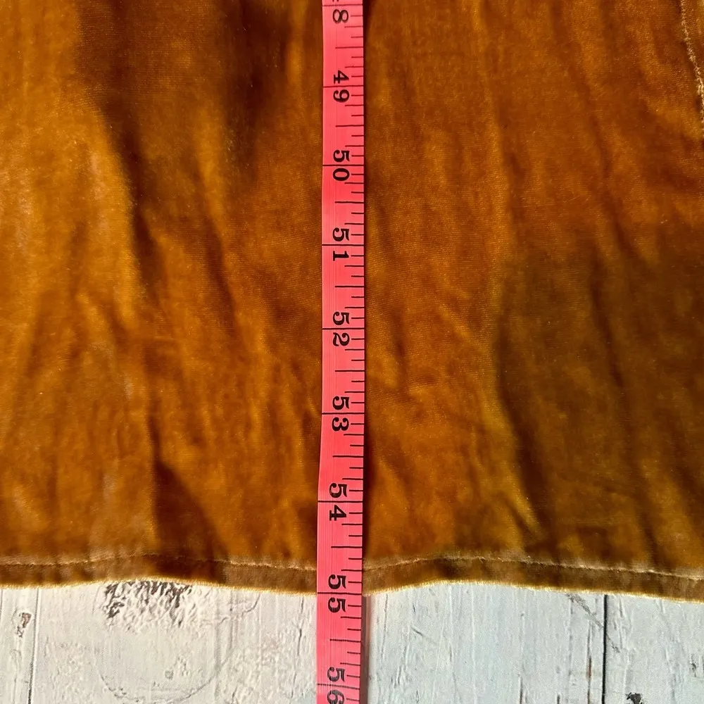 Reformation The Peonie Wrap Silk Blend Midi Dress Size XS Gold - Image 14