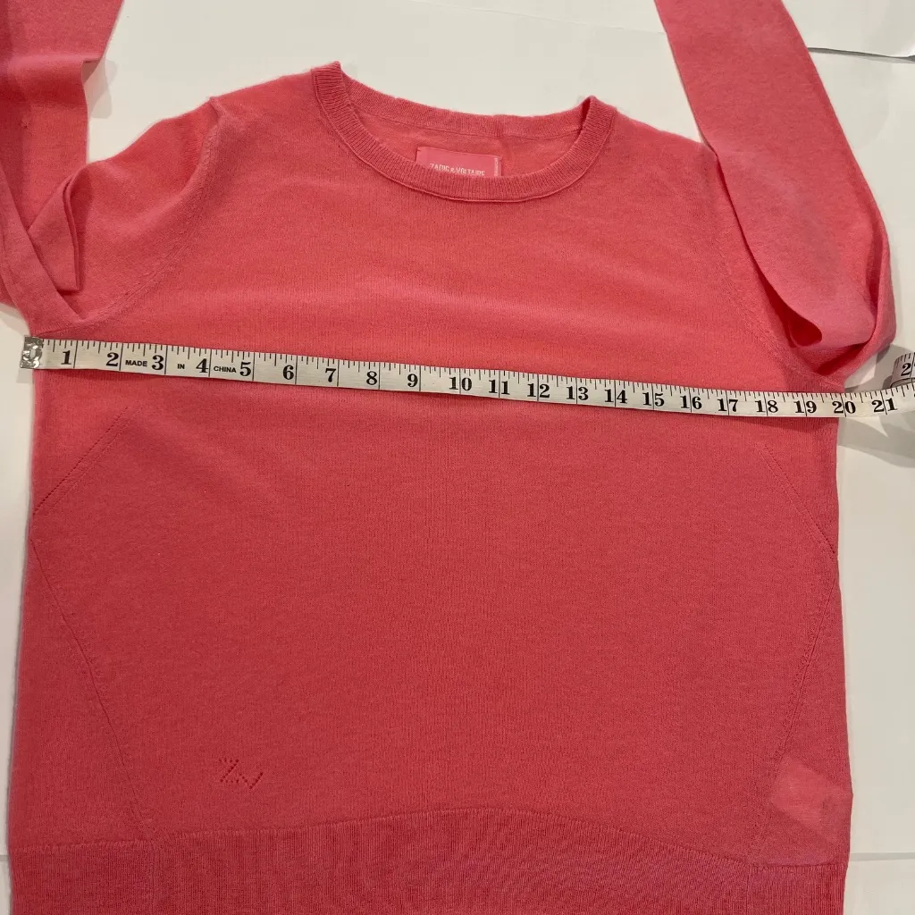 ZADIG & VOLTAIRE Women's Source Cashmere Sweater‎ -  Size S. - Image 5