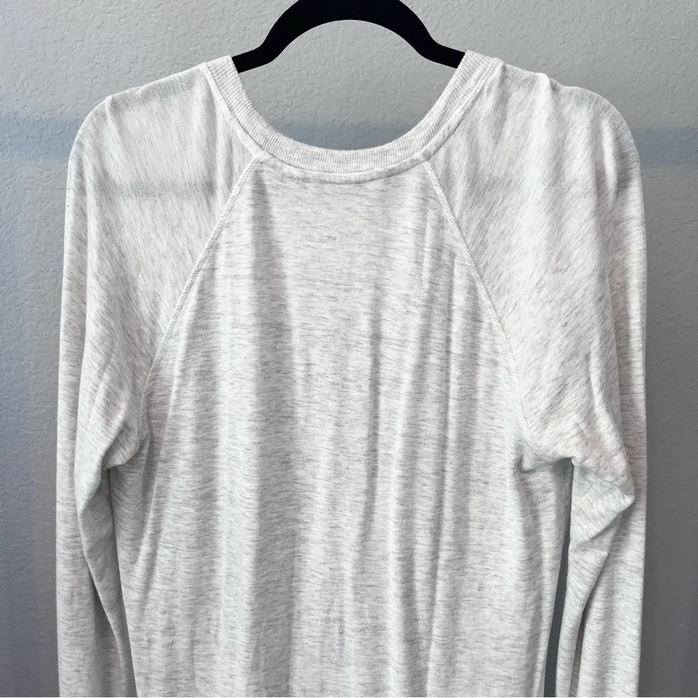 ATHLETA Light Grey Long Sleeve Tunic Sweater Medium - Image 5