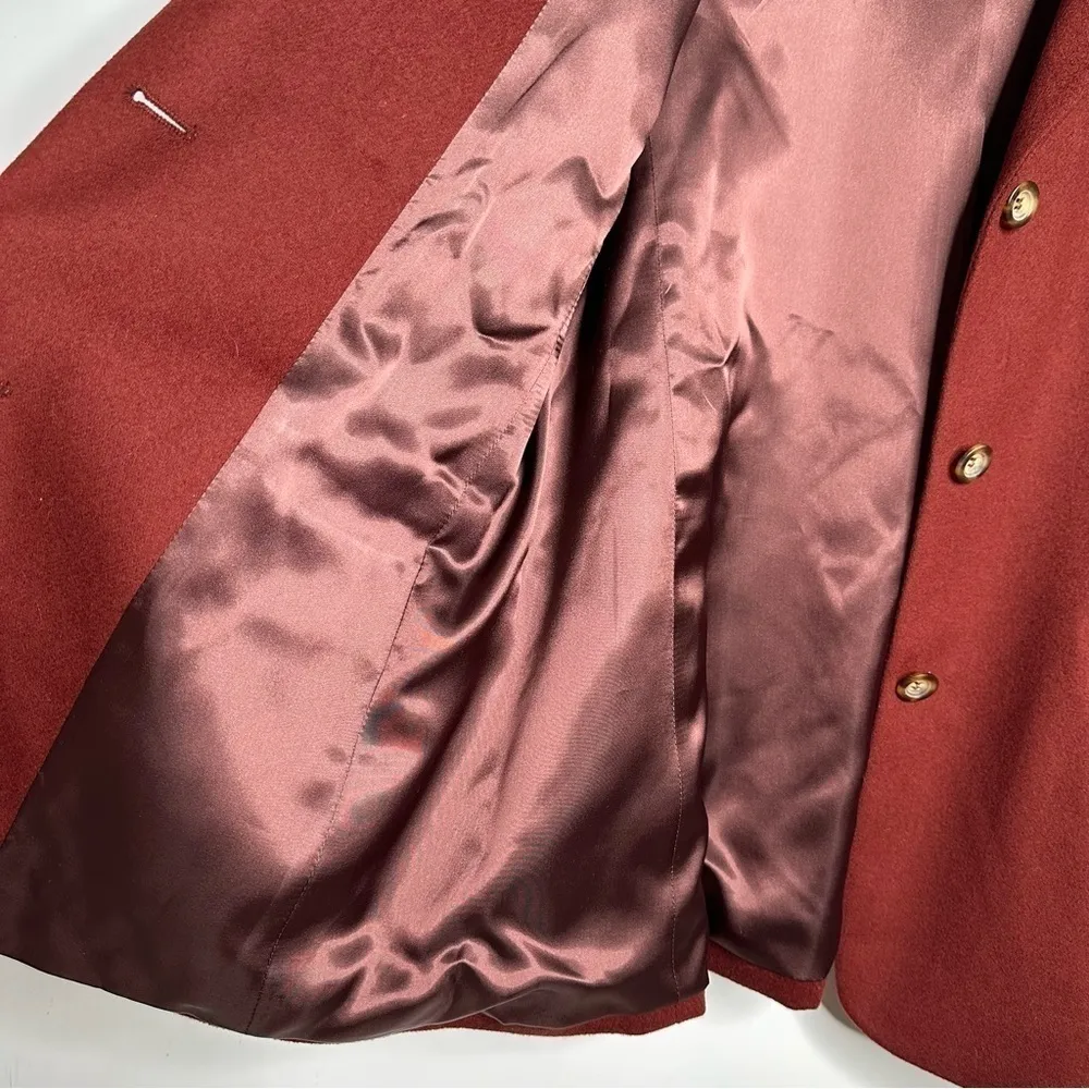 L.L. Bean Wool Cashmere Two Button Blazer Size 12 - Image 7