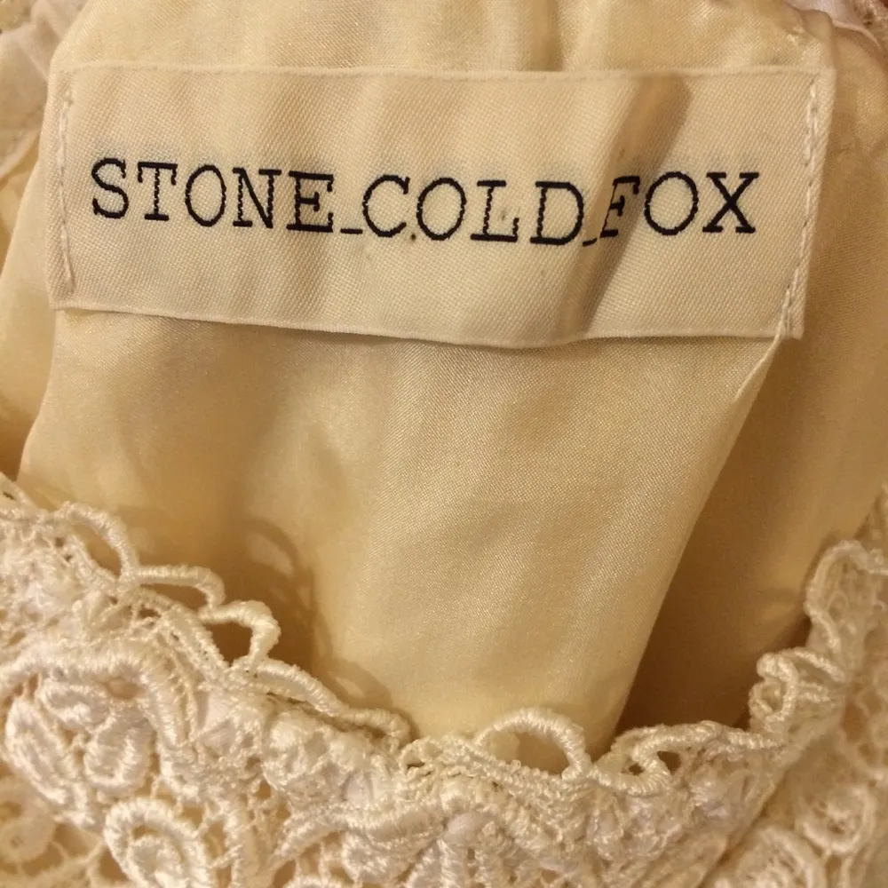 Stone Cold Fox Lace Hem Dress Small - Image 3