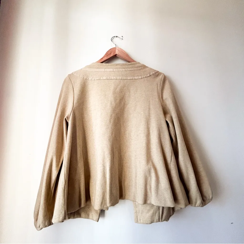 Marc by Marc Jacobs Pale Yellow Cottagecore Romantic Military Cotton Jacket S - Image 3