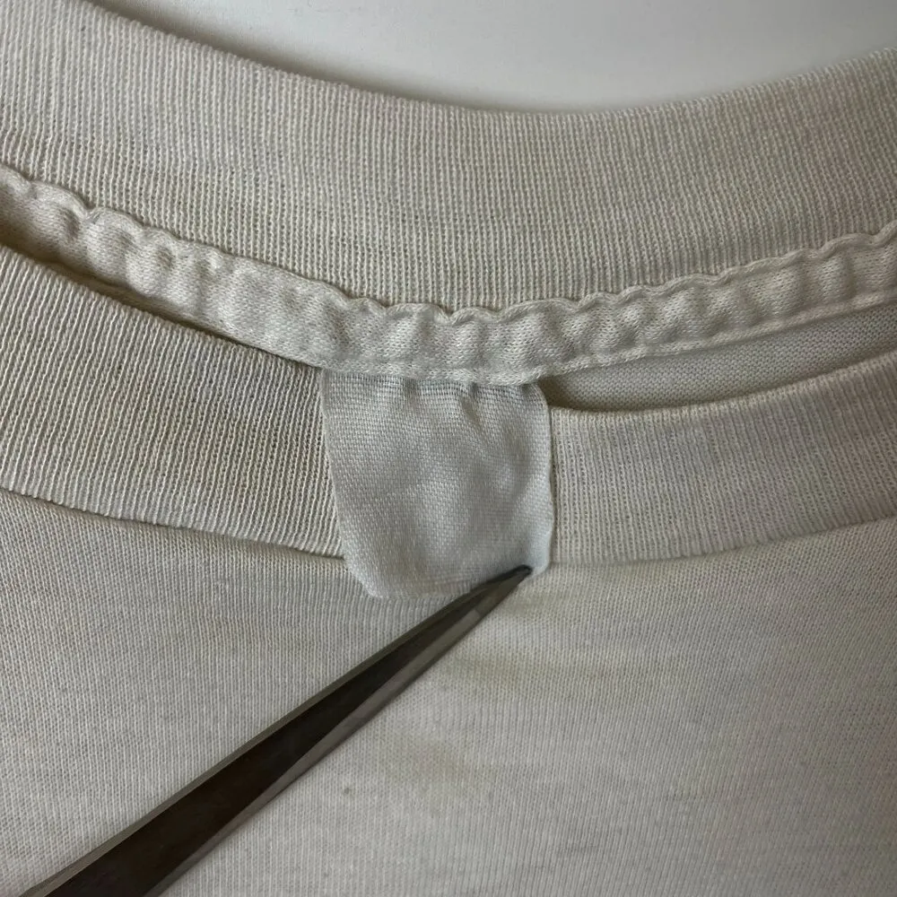 Shades of Summer T Shirt Vintage 70s 80s Extra Large XL White Graphic Tee - Image 4