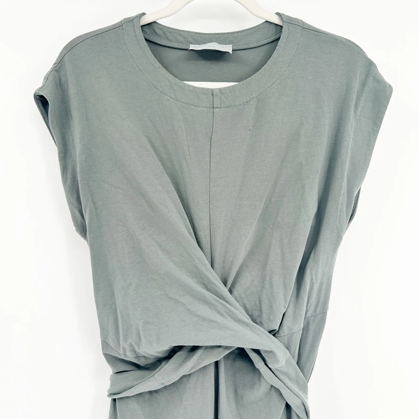 Modern Citizen Womens Fei Organic Cotton Blend Tie Front Midi Dress Size L - Image 3