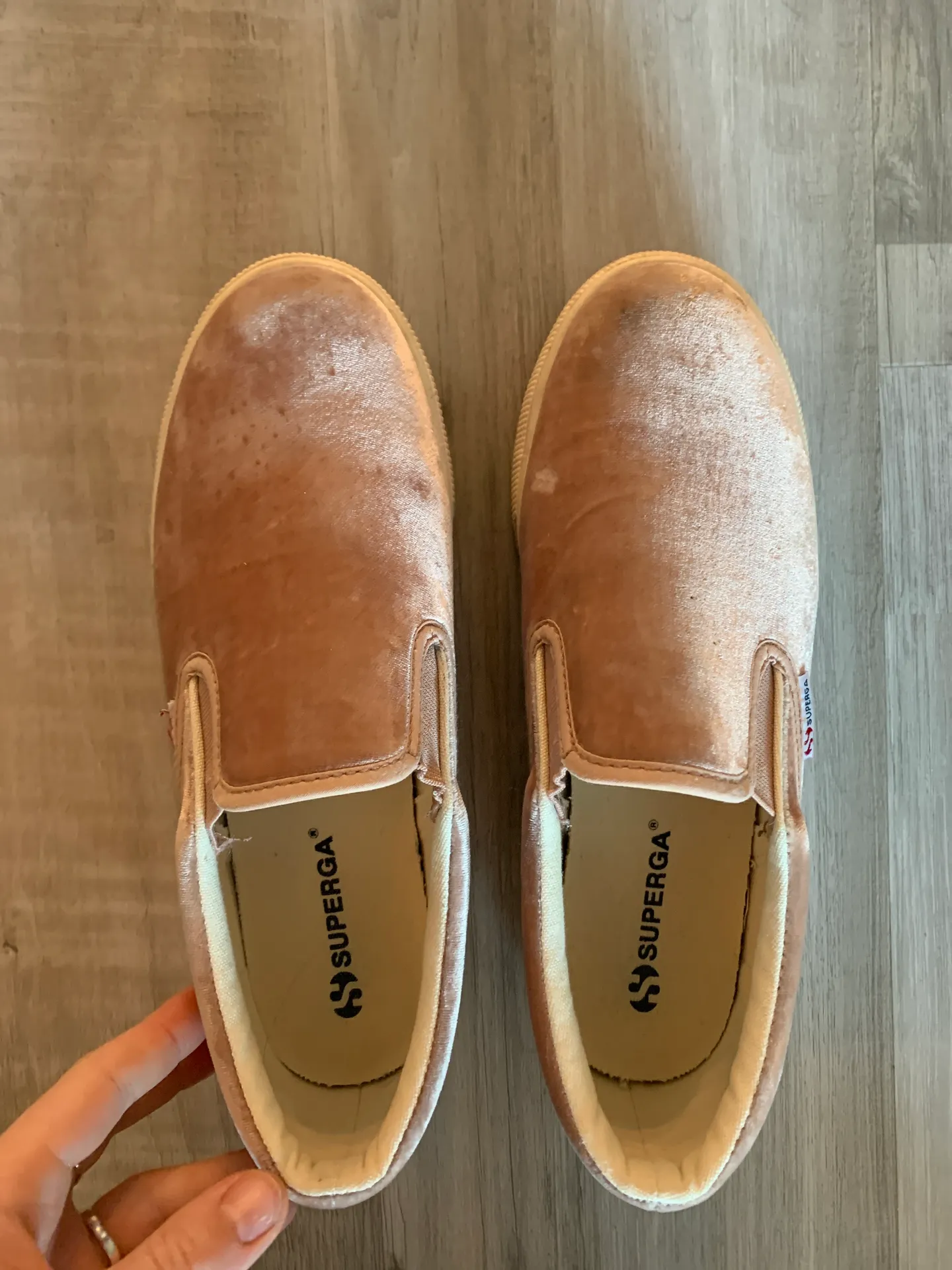 Superga Platform Velvet  Sneakers - Image 4