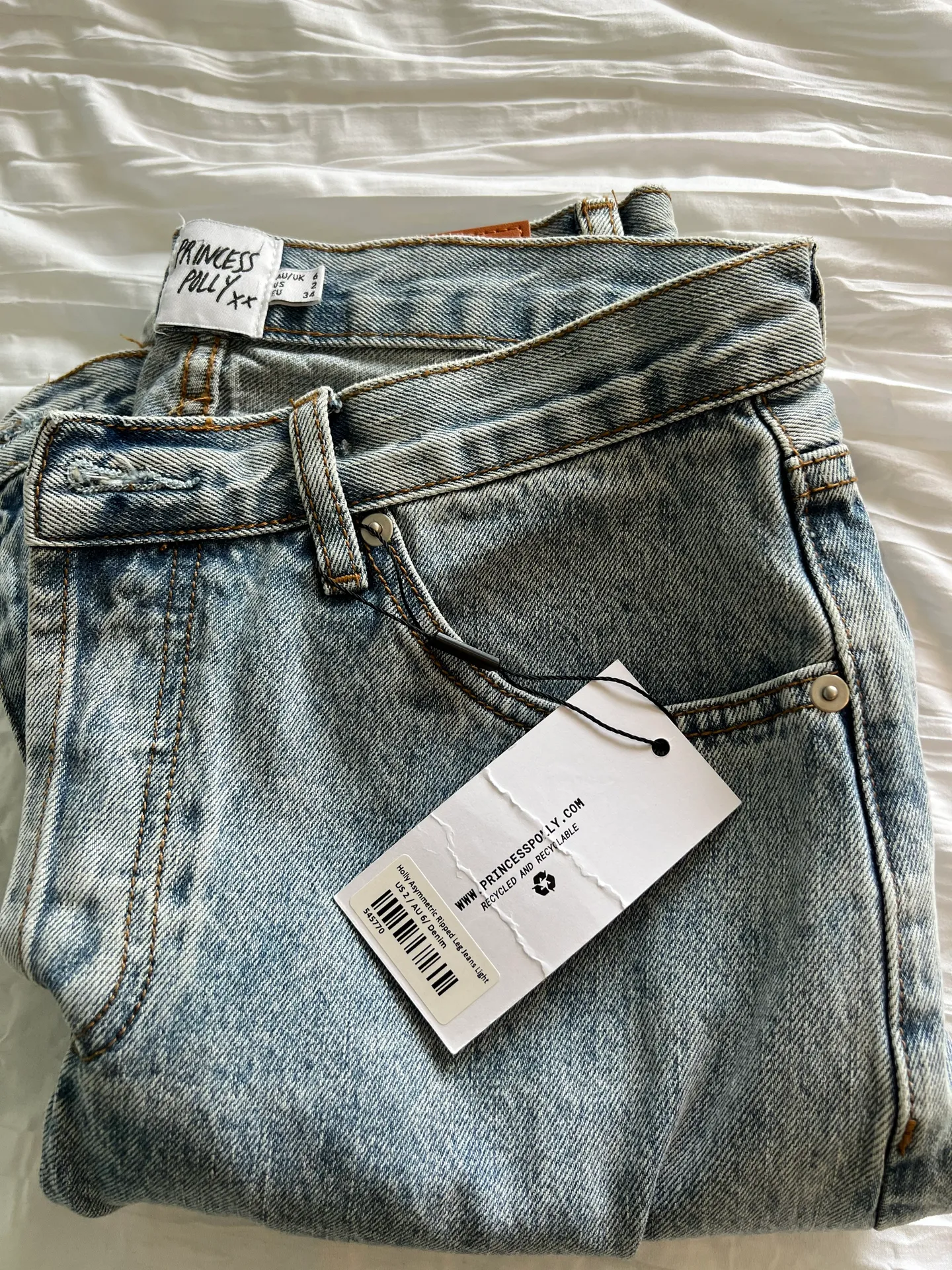 Holly Asymmetric Jeans - Image 5