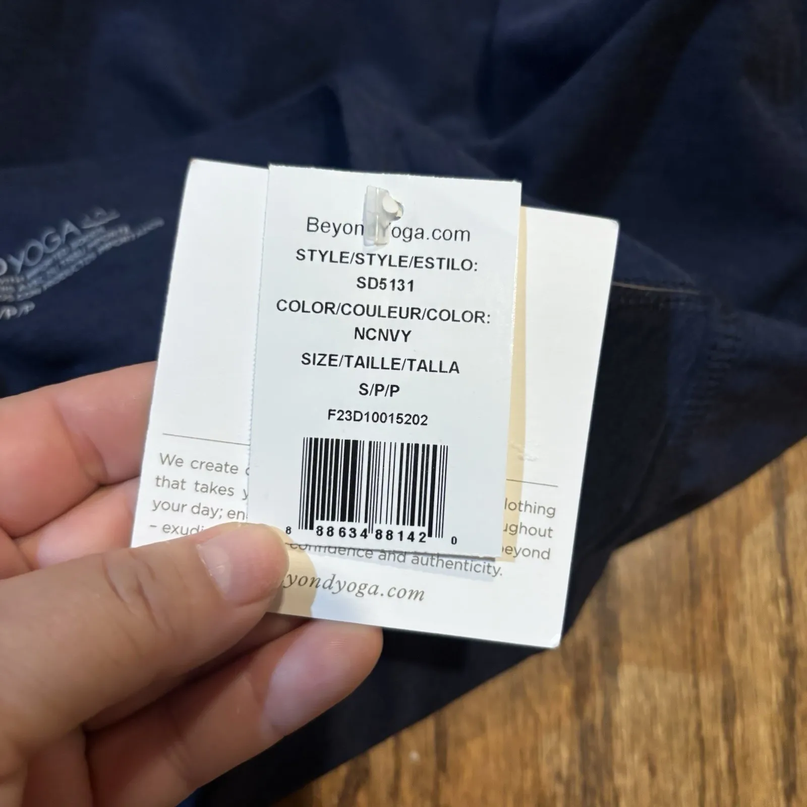 Beyond Yoga Spacedye Movement Skirt Skort   Size Small Nocturnal Navy‎ NWT - Image 7