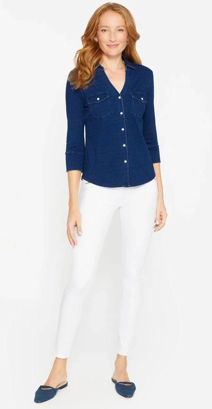 J. McLaughlin  Brynn Denim Shirt - Image 2
