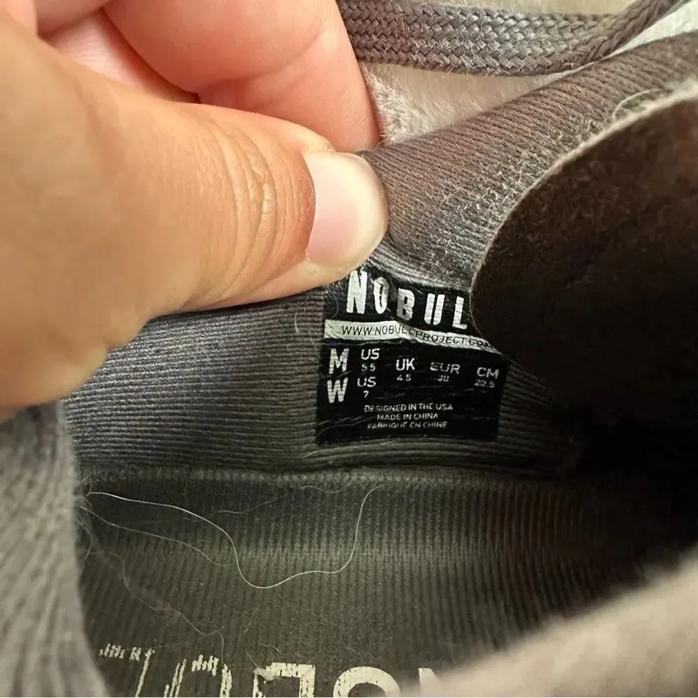 Nobull Dark Grey Gum Trainers Women's Size 7 - Image 11