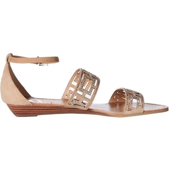 NEW Yellow Box Women's P-Violet Rhinestone Sandal in Color Natural Size 9 - Image 8