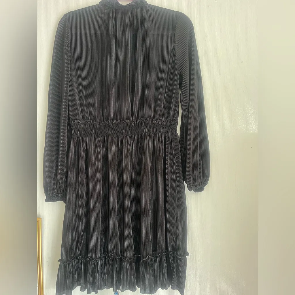 Emma & Michele Black Long Sleeve Dress - Image 8