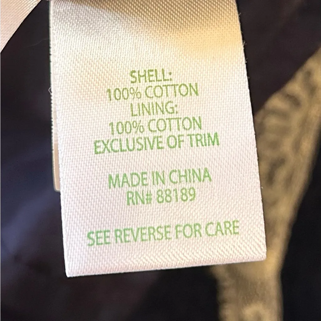 NWT Lilly Pulitzer Sasha Cotton Pique Textured Dress Gold Lace Applique Sz 2💛 - Image 10