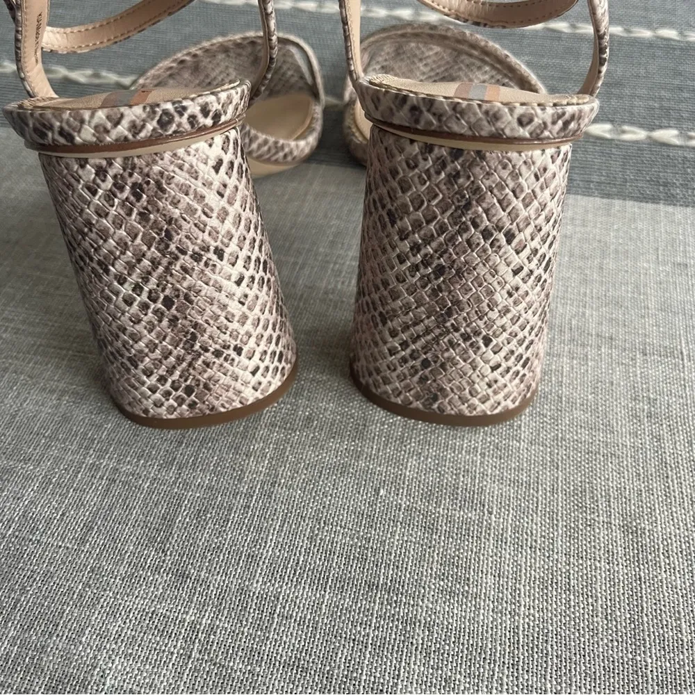 Sam Edelman Kia Block Heel Sandal Snake Print Womens Size 11 - Image 5