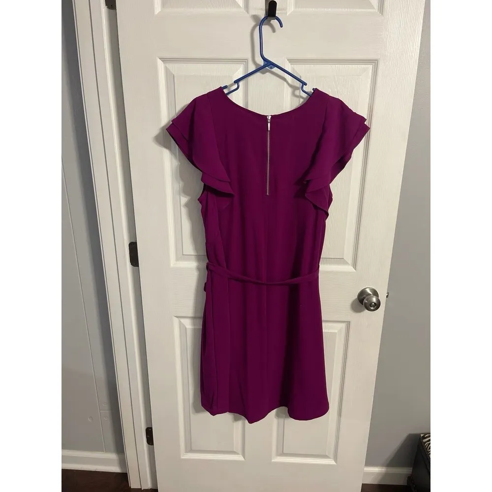 Maurices Ruffled Sleeve Tie Waist Dress Size 1X - Image 2