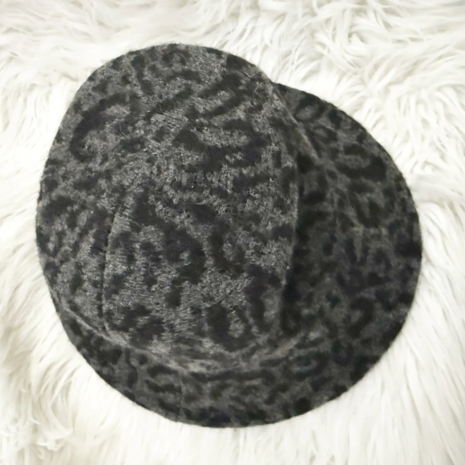 ANTHROPOLOGIE | Finn Cozy Bucket Hat Multi Print Wool Blend Cap | One Size - Image 3