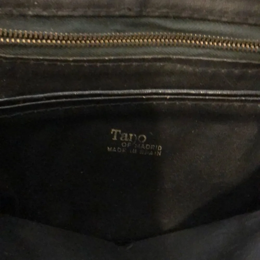 Tano of Madrid Vintage Leather Equestrian Style Rare Handbag - Image 7