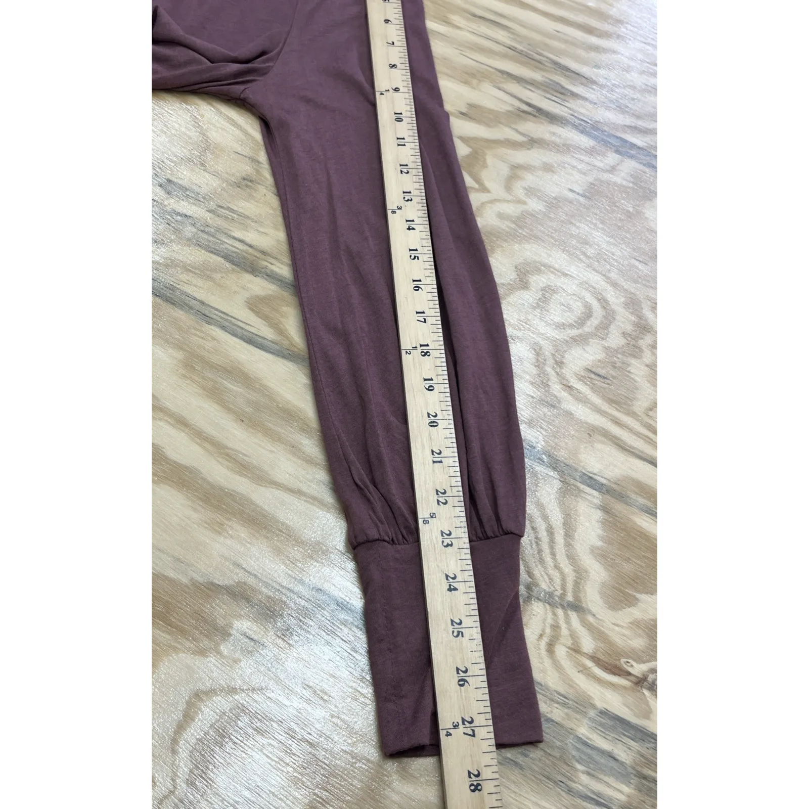 Peruvian Connection Nicole Tunic Dress Pima Cotton Blend Rum Raisin Medium - Image 9