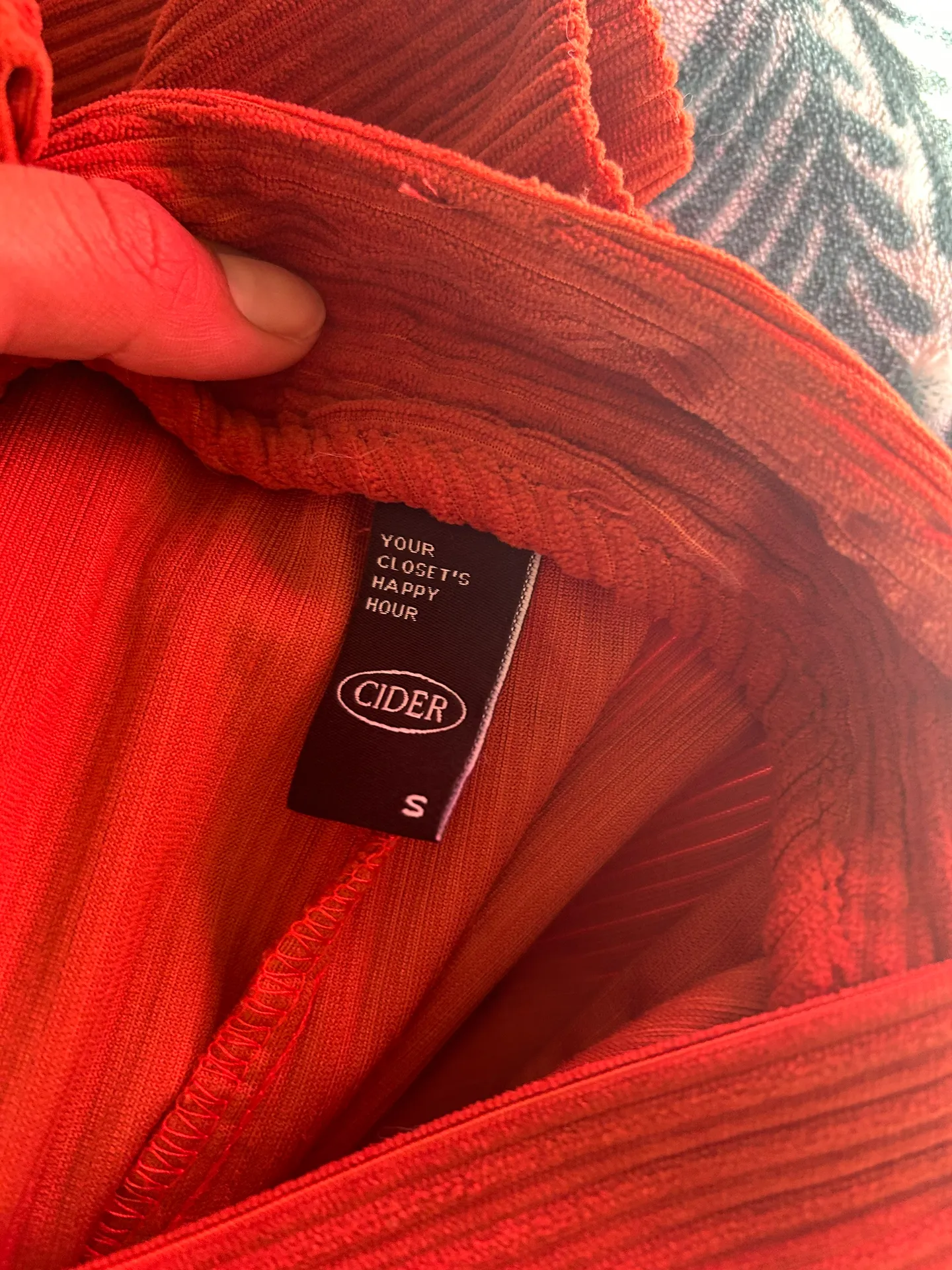 Cider Rust Corduroy Jumpsuit Overalls - Image 4