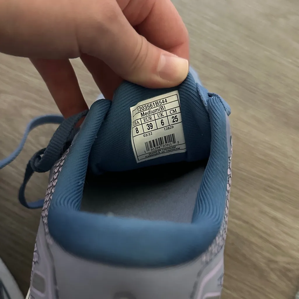 Brooks ghost 14 Blue and Lime Running Shoes - Image 4