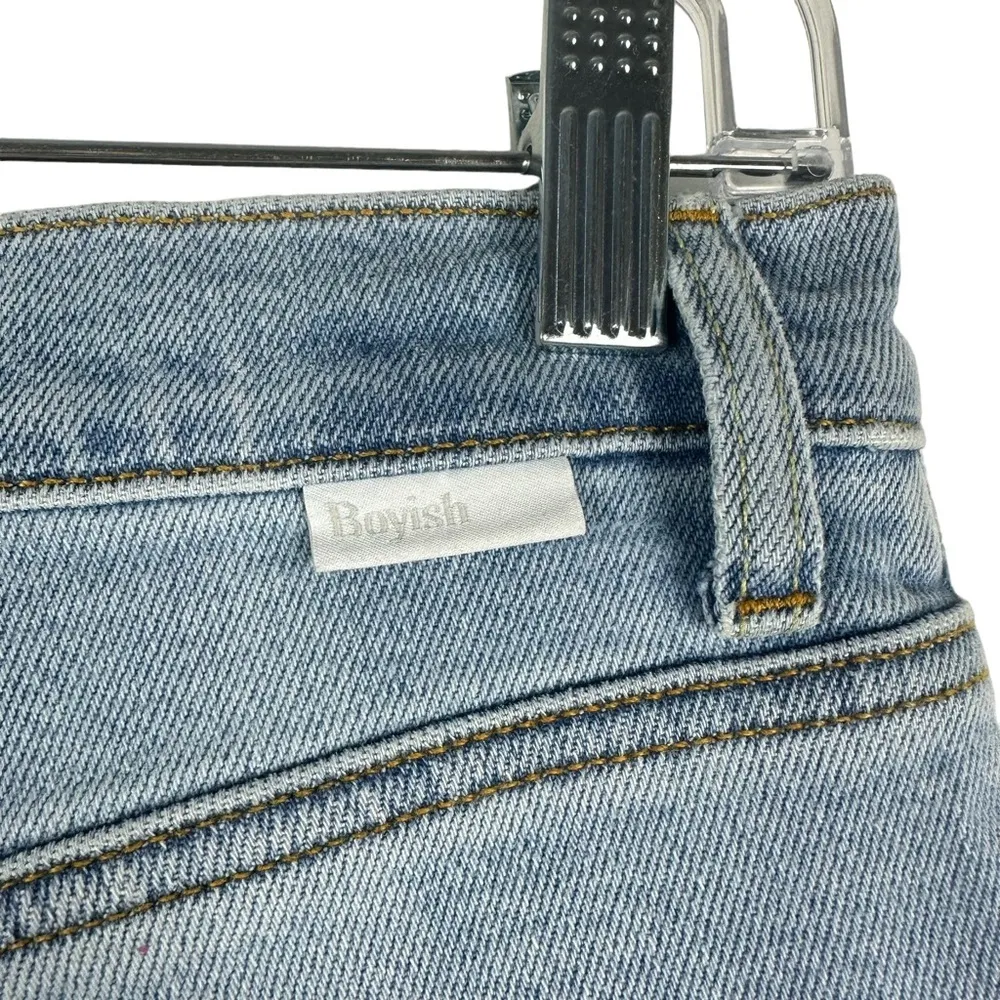 NWT Boyish Sz 27 The Eli High‎ Rise Comfort Stretch Short Sliding Doors - Image 9