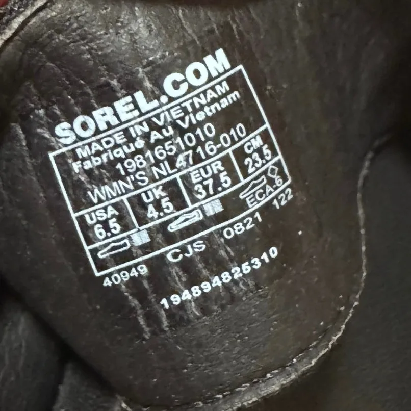 SOREL Womens Roaming Sport Slide Sandal Size 6.5 Black Punch Pink Cross Band - Image 8