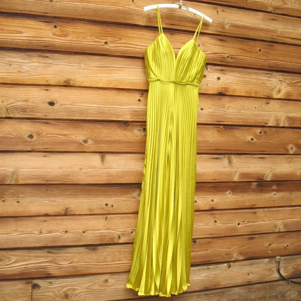 NWT Mac Duggal PLEATED PLUNGE NECK WIDE LEG JUMPSUIT - Image 7