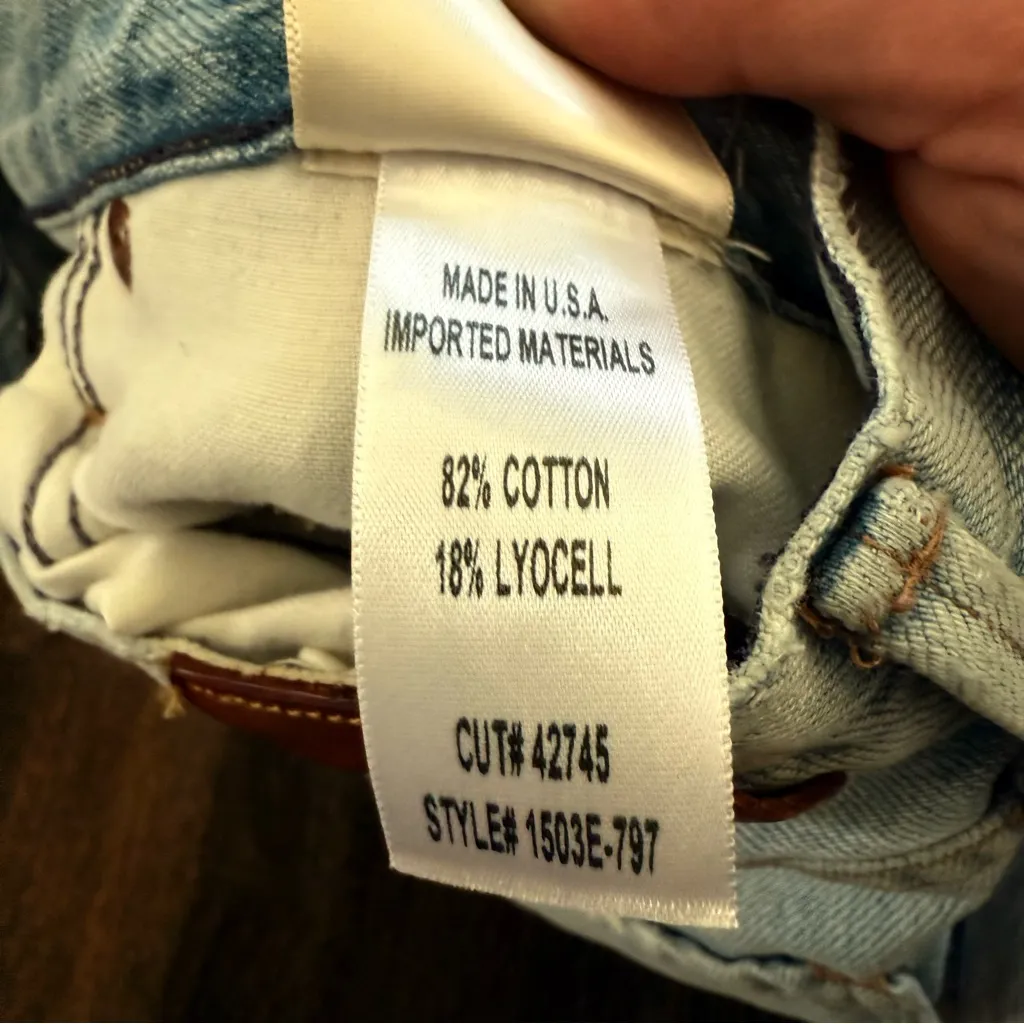 Citizens of Humanity Emerson Studded Slim Boyfriend Jeans Distressed‎ Light 28” - Image 11