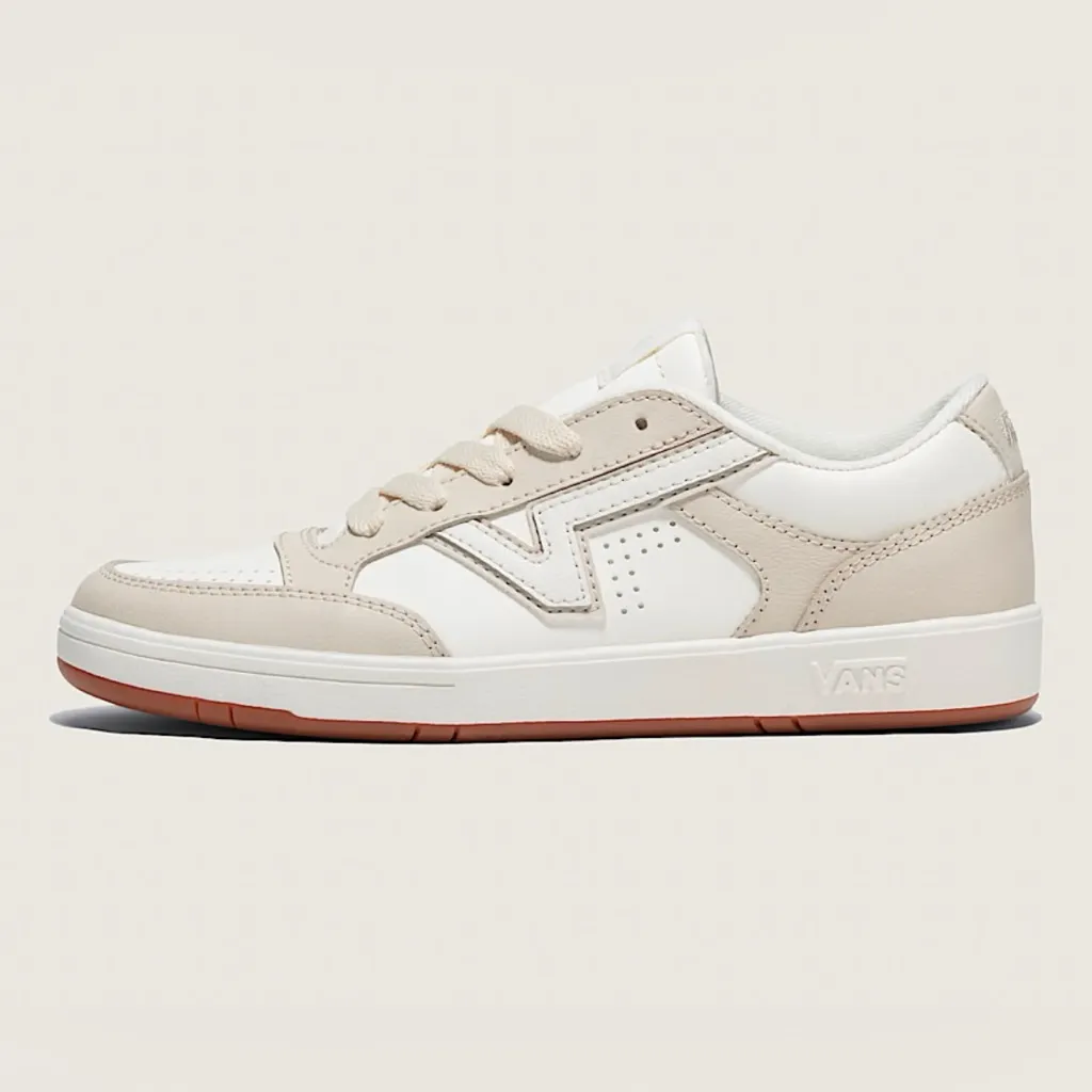 Vans Lowland ComfyCush Shoe Leather Marshmallow Women 9.5 US Mens 8.0 US - Image 5