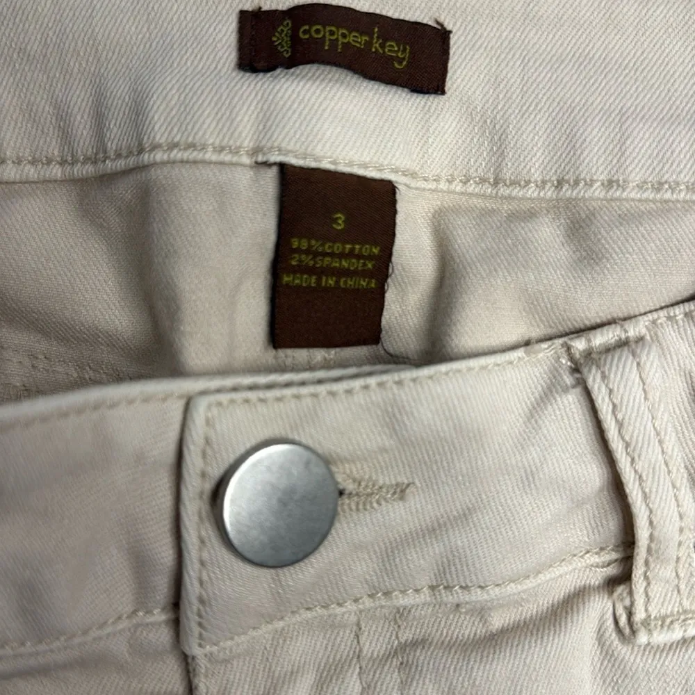 Copper Key Cream Lace Jean Shorts‎ - Image 7