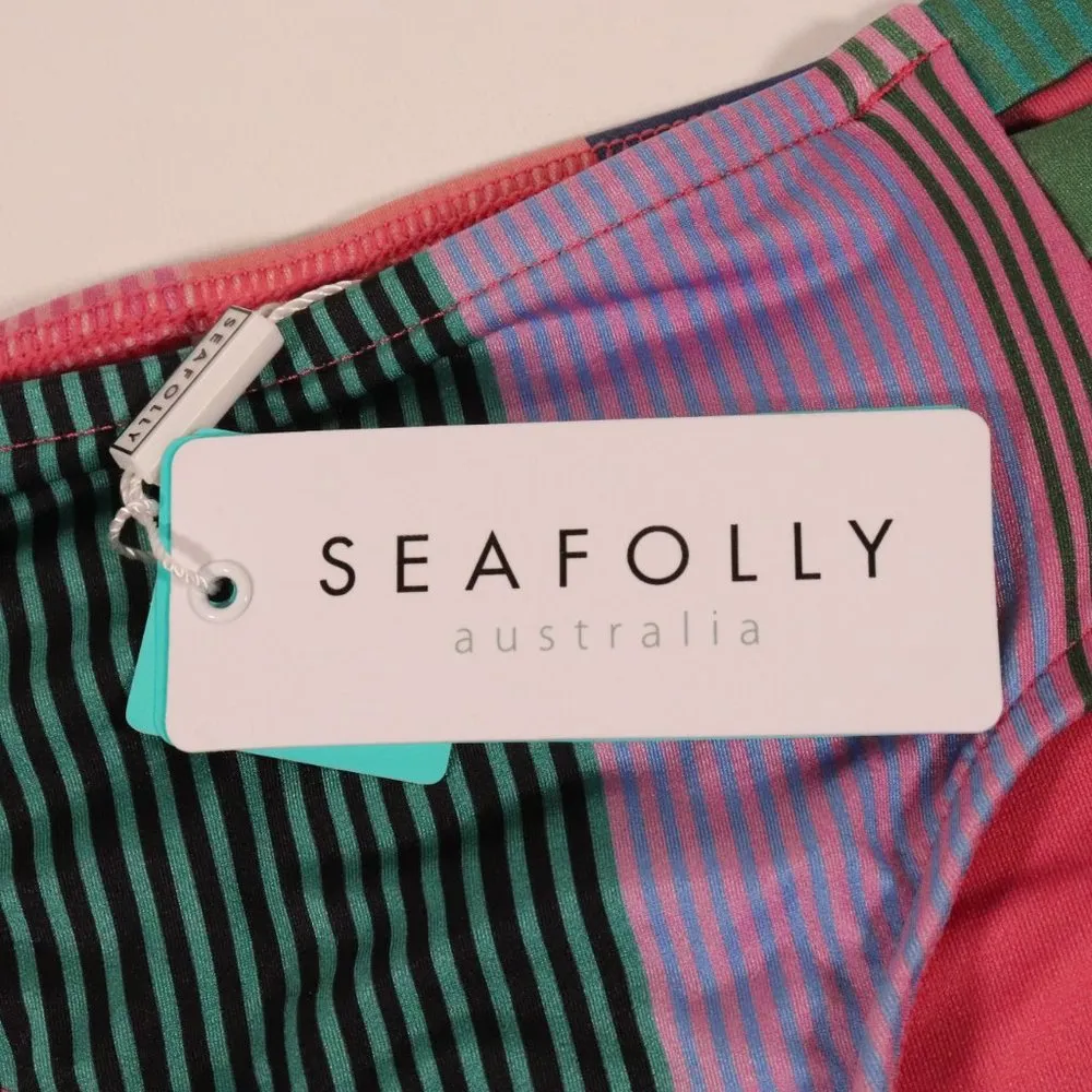 NWT Seafolly Modern Art Multi Strap Hipster Bikini Bottom - Image 7