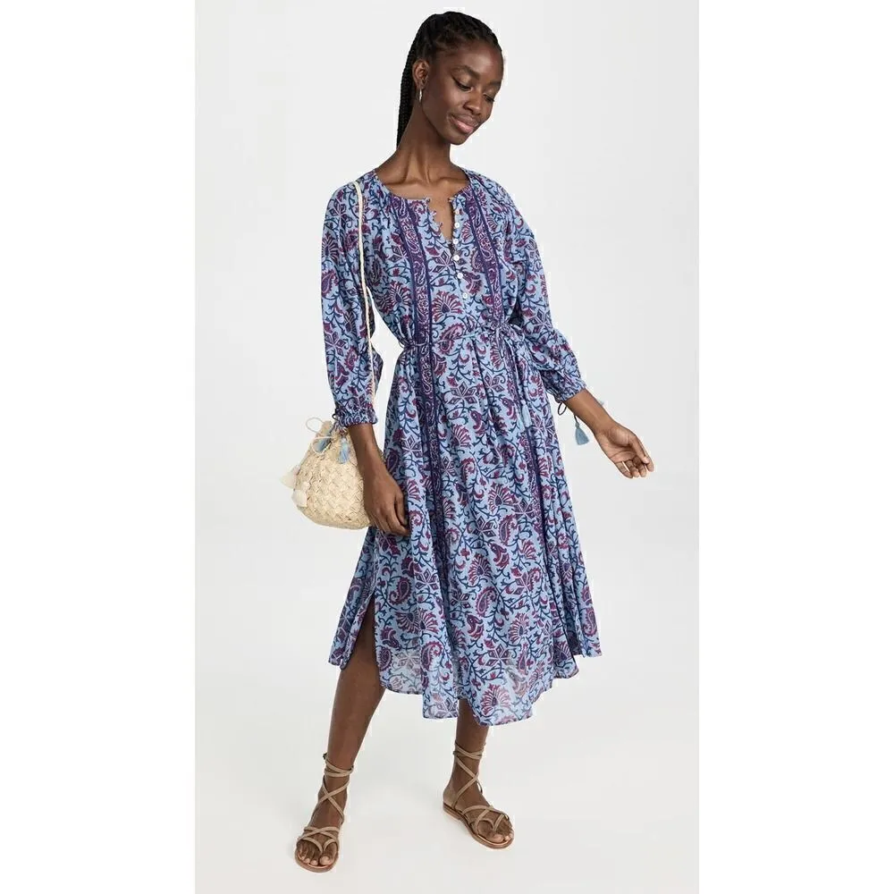 Cleobella Faith Caftan Midi Dress Size Large MSRP: $268 - Image 4