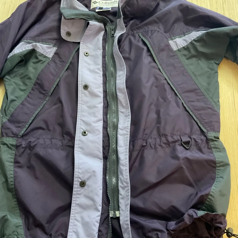 Women's Columbia FIRE RIDGE Medium jacket winter purple plum/olive/gray No Hood - Image 8