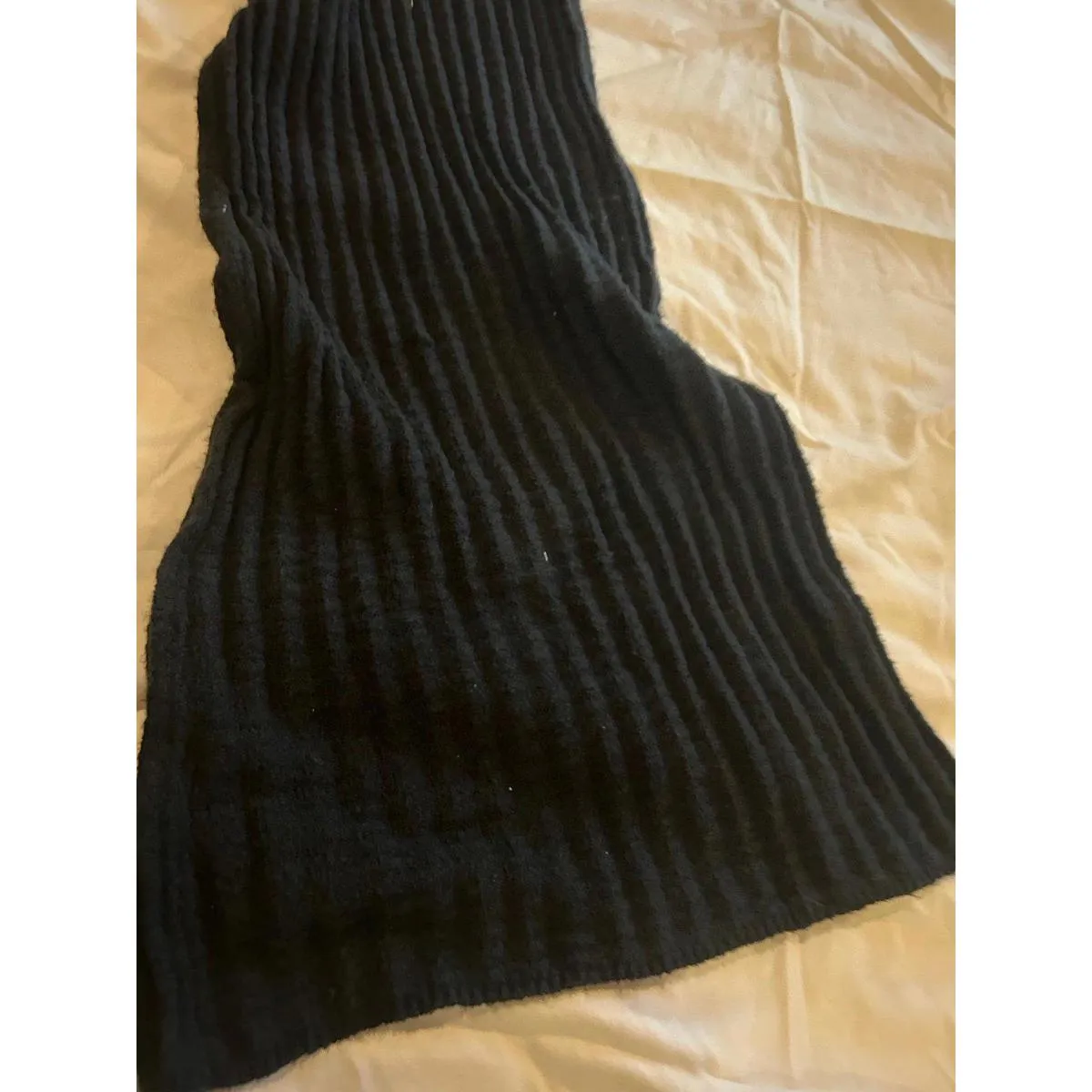 bc05 INC X Jeannie Mai Womens L Pants Black Ribbed Stretch Elastic Waist Size L - Image 5