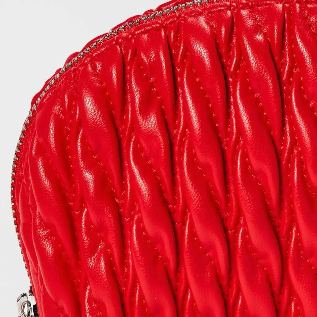 NWT A New Day Rounded Pouch Bag Red - Image 2