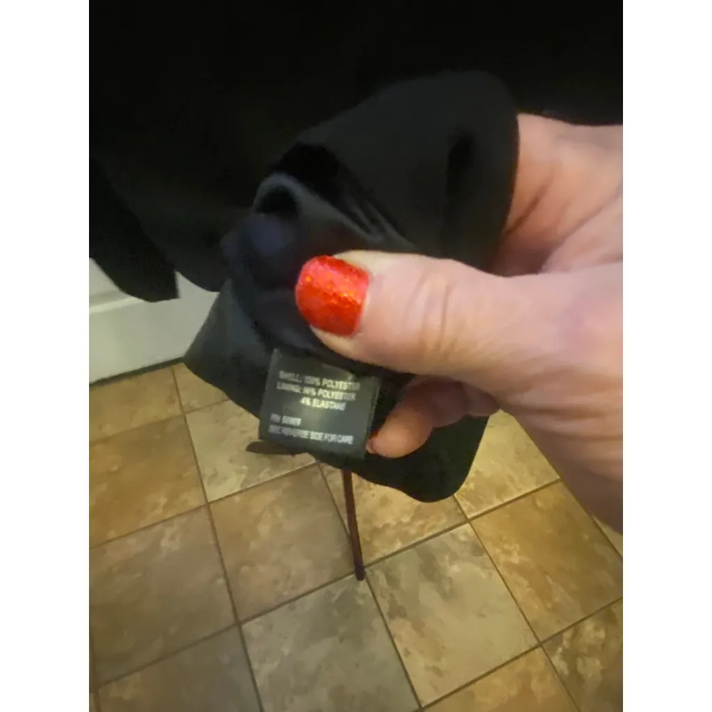 Women's Alex Marie Long Sleeve Dress Black 16W - Image 4