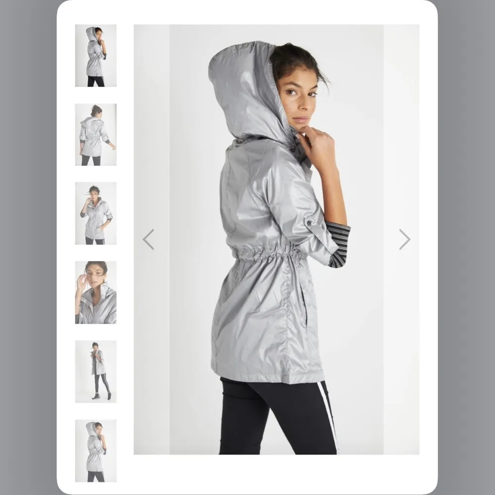 Anatomie Women's Silver Hooded Jacket. Size XS - Image 2