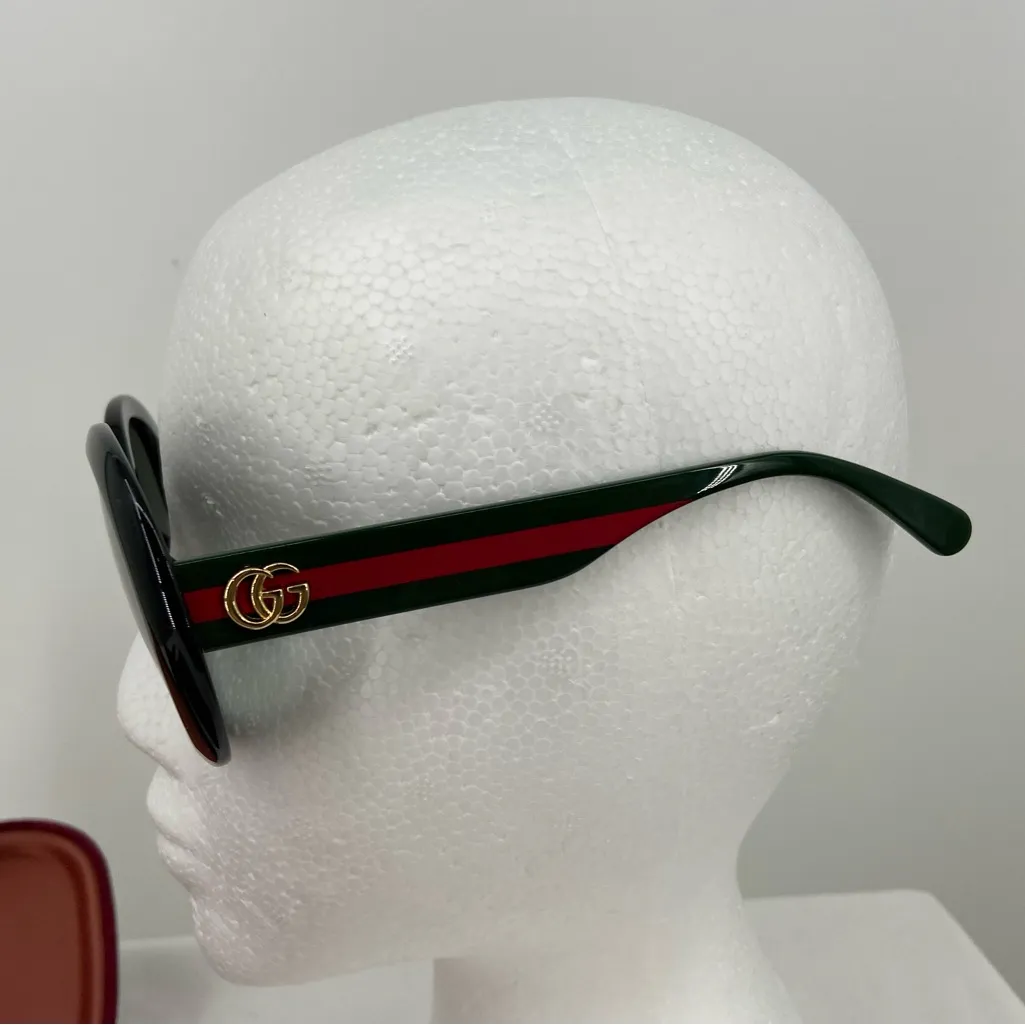 Gucci Sunglasses, Double G‎ Logo, Oversize, Classic. - Image 6