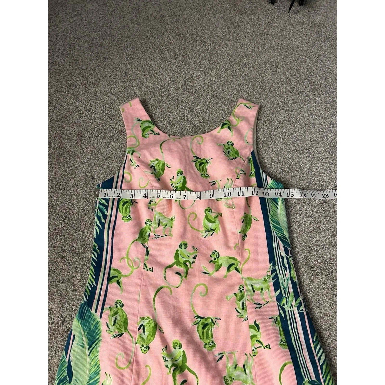 Lilly Pulitzer‎ Mila Stretch Shift Dress Monkey 0 - Image 7