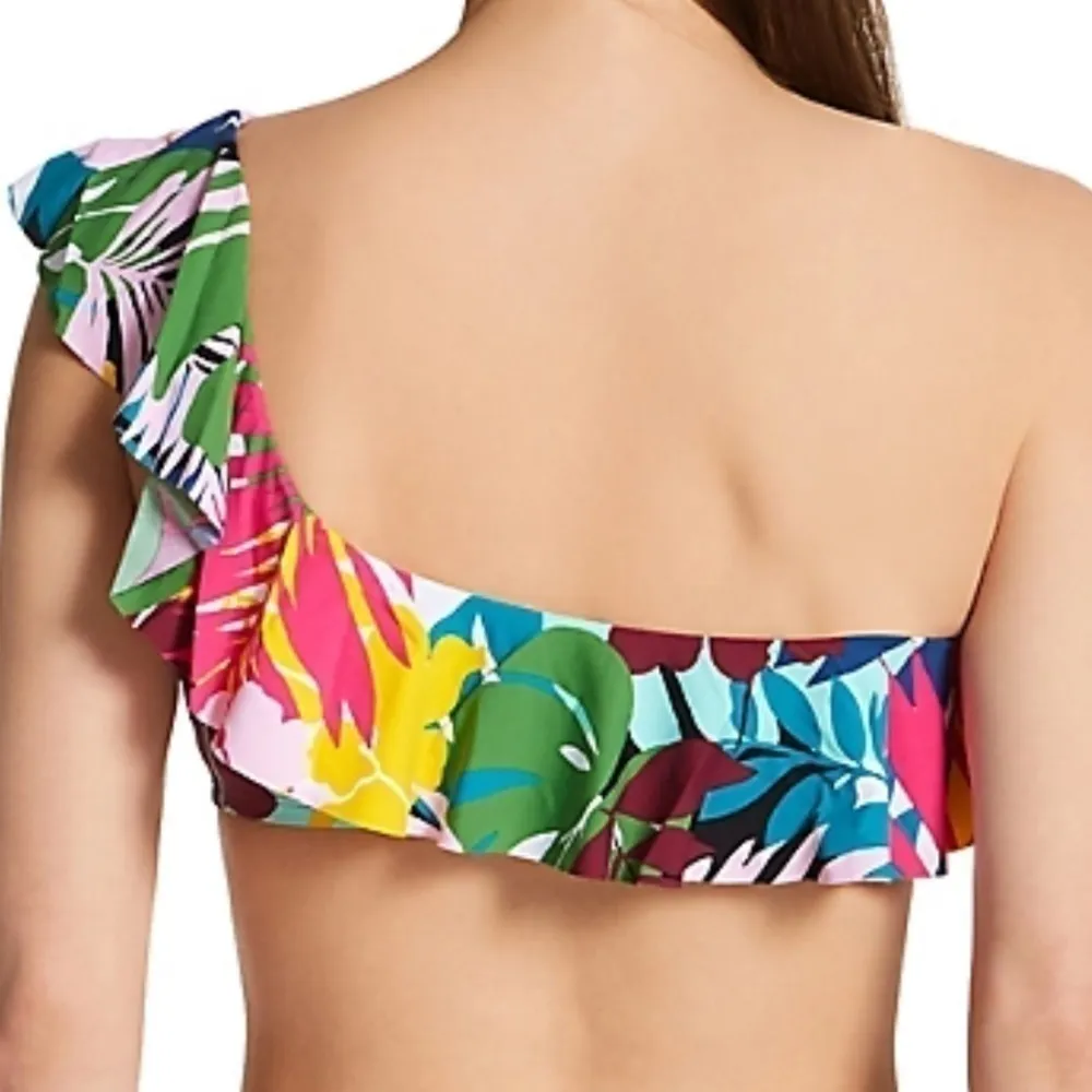 Bleu Rod Beattie On A Brighter Note Ruffle One Shoulder Swim Top 10 - Image 3
